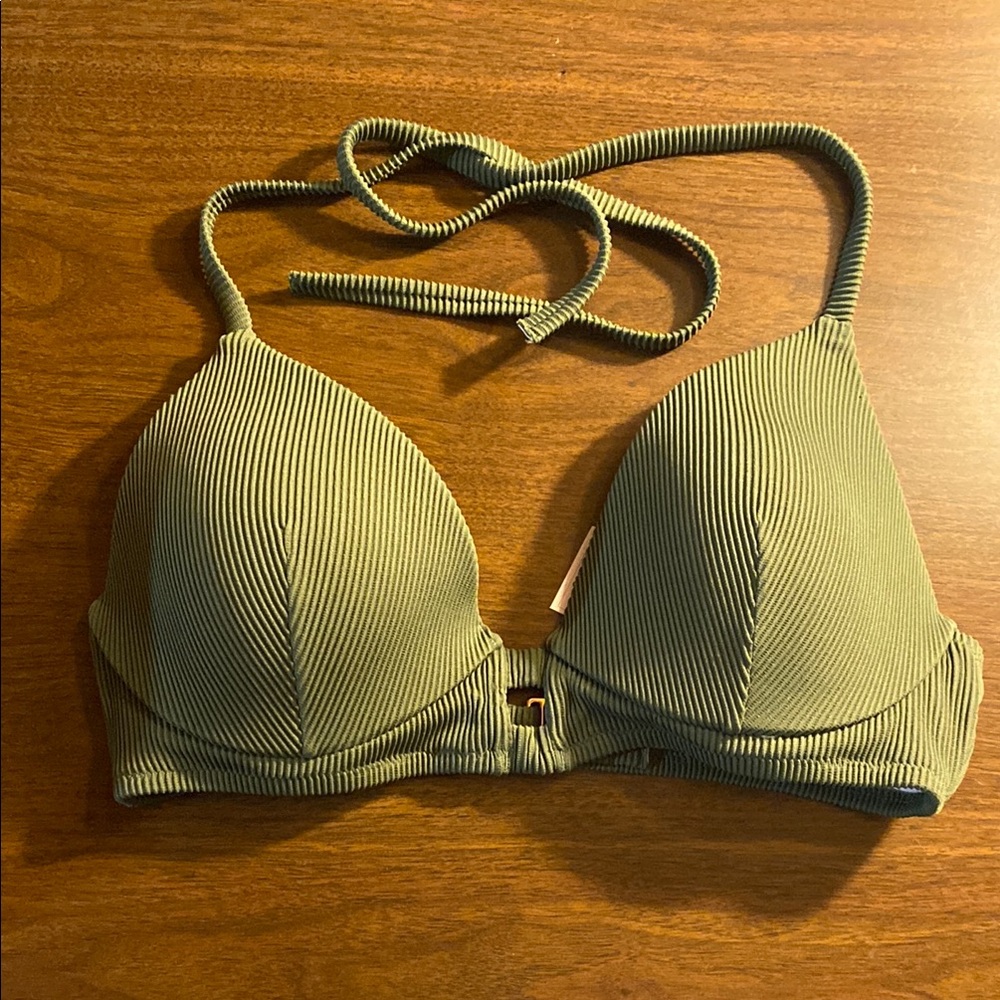 Shade & Shore Green Underwire Bra Intimates